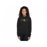 Women''s Houston Rockets Gold Collection Pullover Hoodie Black