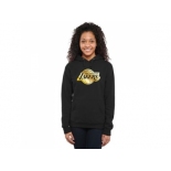 Women''s Los Angeles Lakers Gold Collection Pullover Hoodie Black