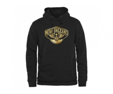 New Orleans Pelicans Gold Collection Pullover Hoodie Black