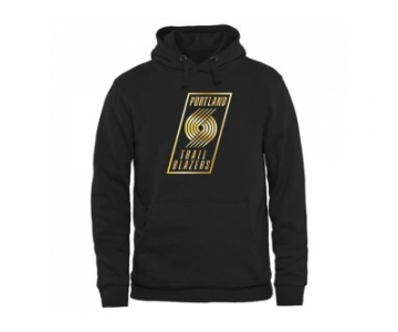 Portland Trail Blazers Gold Collection Pullover Hoodie Black