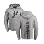 NBA Nike San Antonio Spurs #10 DeMar DeRozan Ash Backer Pullover Hoodie