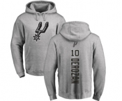 NBA Nike San Antonio Spurs #10 DeMar DeRozan Ash Backer Pullover Hoodie