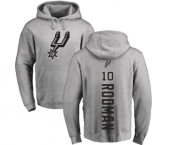 NBA Nike San Antonio Spurs #10 Dennis Rodman Ash Backer Pullover Hoodie