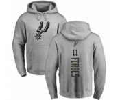 NBA Nike San Antonio Spurs #11 Bryn Forbes Ash Backer Pullover Hoodie