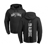 NBA Nike San Antonio Spurs #12 LaMarcus Aldridge Black Backer Pullover Hoodie