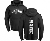 NBA Nike San Antonio Spurs #12 LaMarcus Aldridge Black Backer Pullover Hoodie