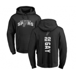 NBA Nike San Antonio Spurs #22 Rudy Gay Black Backer Pullover Hoodie