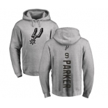 NBA Nike San Antonio Spurs #9 Tony Parker Ash Backer Pullover Hoodie