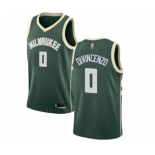 Youth Milwaukee Bucks #0 Donte DiVincenzo Swingman Green Basketball Jersey - Icon Edition