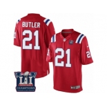 Youth Nike New England Patriots #21 Malcolm Butler Red Alternate Super Bowl LI Champions NFL Jersey