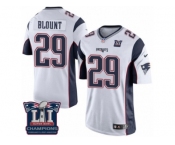 Youth Nike New England Patriots #29 LeGarrette Blount White Super Bowl LI Champions NFL Jersey