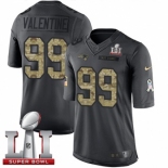 Youth Nike New England Patriots #99 Vincent Valentine Limited Black 2016 Salute to Service Super Bowl LI 51 NFL Jersey