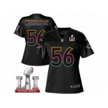 Women's Nike Atlanta Falcons #56 Sean Weatherspoon Game Black Fashion Super Bowl LI 51 NFL Jersey