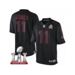 Youth Nike Atlanta Falcons #11 Julio Jones Limited Black Impact Super Bowl LI 51 NFL Jersey