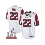 Youth Nike Atlanta Falcons #22 Keanu Neal Limited White Super Bowl LI 51 NFL Jersey