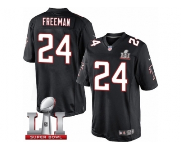 Youth Nike Atlanta Falcons #24 Devonta Freeman Limited Black Alternate Super Bowl LI 51 NFL Jersey