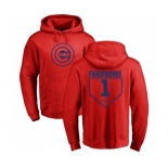 MLB Nike Chicago Cubs #1 Kosuke Fukudome Red RBI Pullover Hoodie