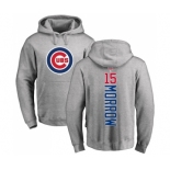 MLB Nike Chicago Cubs #15 Brandon Morrow Ash Backer Pullover Hoodie