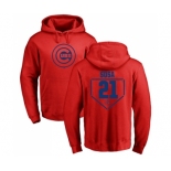 MLB Nike Chicago Cubs #21 Sammy Sosa Red RBI Pullover Hoodie