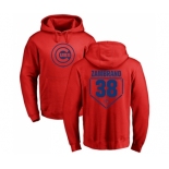 MLB Nike Chicago Cubs #38 Carlos Zambrano Red RBI Pullover Hoodie