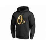 Baltimore Orioles Gold Collection Pullover Hoodie Black