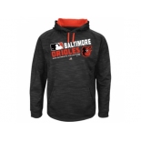 Men's Baltimore Orioles Authentic Collection Black Team Choice Streak Hoodie