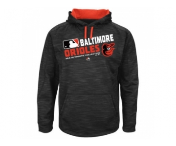 Men's Baltimore Orioles Authentic Collection Black Team Choice Streak Hoodie