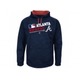 Men's Atlanta Braves Big & Tall On-Field Navy Team Choice Streak Therma Base Fleece Hoodie