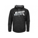 Men's Chicago White Sox Big & Tall On-Field Black Team Choice Streak Therma Base Fleece Hoodie