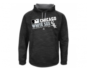 Men's Chicago White Sox Big & Tall On-Field Black Team Choice Streak Therma Base Fleece Hoodie