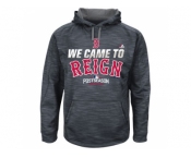 Men's Boston Red Sox Graphite 2016 Postseason Authentic Collection Came To Reign Streak Hoodie