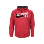 Men's Cincinnati Reds Authentic Collection Red Team Choice Streak Hoodie