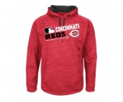 Men's Cincinnati Reds Authentic Collection Red Team Choice Streak Hoodie