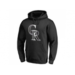 Colorado Rockies Platinum Collection Pullover Hoodie Black