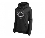 Women's Minnesota Twins Platinum Collection Pullover Hoodie Black