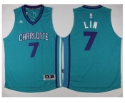 Charlotte Hornets #7 Jeremy Lin Teal Stitched NBA Jersey