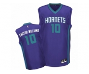 Men Adidas Charlotte Hornets #10 Michael Carter-Williams Authentic Purple Alternate NBA Jersey