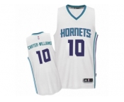 Men Adidas Charlotte Hornets #10 Michael Carter-Williams Authentic White Home NBA Jersey