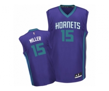 Men's Adidas Charlotte Hornets #15 Percy Miller Authentic Purple Alternate NBA Jersey