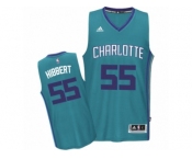 Men's Adidas Charlotte Hornets #55 Roy Hibbert Swingman Light Blue Road NBA Jersey