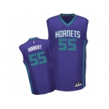 Men's Adidas Charlotte Hornets #55 Roy Hibbert Swingman Purple Alternate NBA Jersey