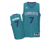 Men's Adidas Charlotte Hornets #7 Ramon Sessions Swingman Light Blue Road NBA Jersey