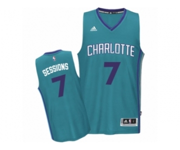 Men's Adidas Charlotte Hornets #7 Ramon Sessions Swingman Light Blue Road NBA Jersey