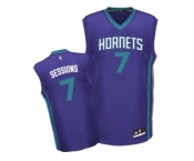 Men's Adidas Charlotte Hornets #7 Ramon Sessions Swingman Purple Alternate NBA Jersey