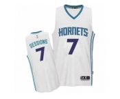 Men's Adidas Charlotte Hornets #7 Ramon Sessions Swingman White Home NBA Jersey