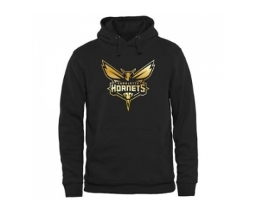 Charlotte Hornets Gold Collection Pullover Hoodie Black