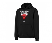 Adidas Chicago Bulls Black Logo Pullover Hoodie Sweatshirt