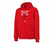 Adidas Chicago Bulls Red Logo Pullover Hoodie Sweatshirt