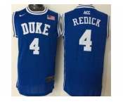 Duke Blue Devils #4 J.J. Redick Blue Basketball New Stitched NCAA Jersey