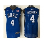 Duke Blue Devils #4 J.J. Redick Blue Basketball Stitched NCAA Jersey